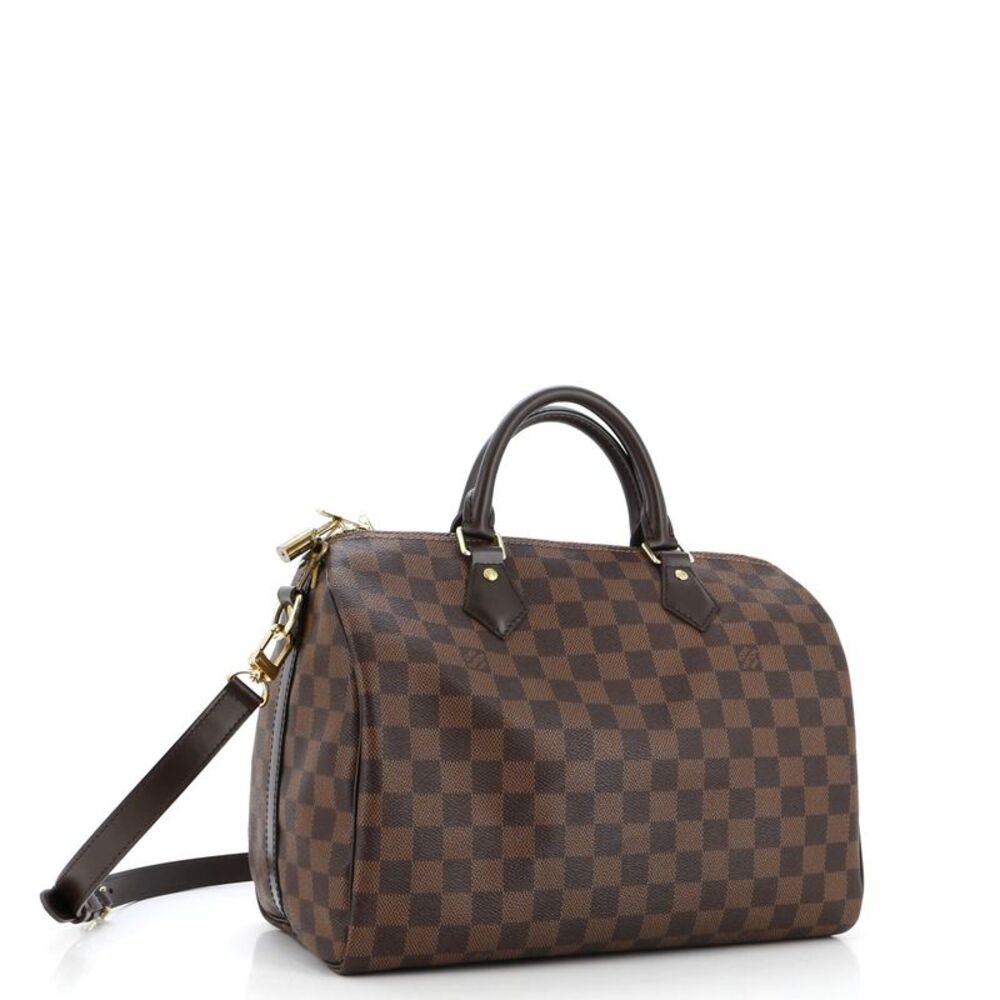 Louis Vuitton Speedy Bandouliere Bag Damier 30 Brown - Picture 2 of 8